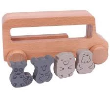 Discoveroo - Chunky Animal Bus Toys