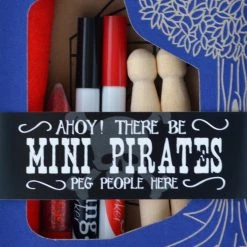 Seedling - Ahoy Mini Pirate Peg People Toys