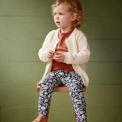 Nature Baby - Leggings / Willow Navy Print