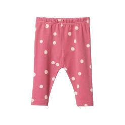 Nature Baby - Leggings / Speckle Raspberry Print