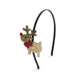 SALE Milk & Soda - Rudolph Glitter Headband