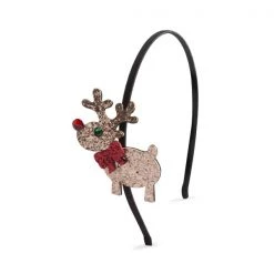 SALE Milk & Soda - Rudolph Glitter Headband