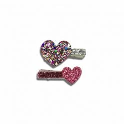 Milk & Soda - Double Heart Hair Clip Accessories