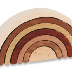Discoveroo - Wooden Rainbow Stacker Toys