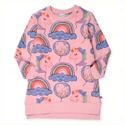 Minti - Lets Party Furry Dress / Muted Pink