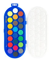 Educational Colours - Paint Box / 22 Disc Toys