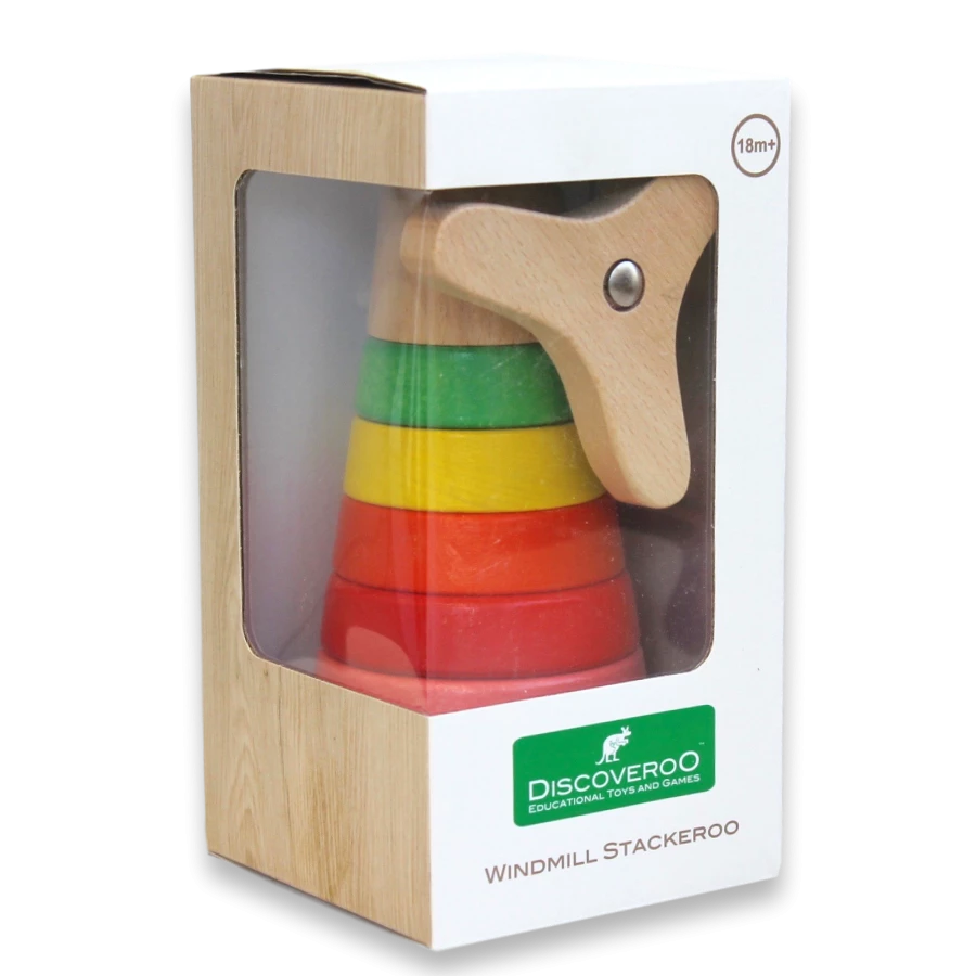 Discoveroo - Windmill Stackeroo Toys 2 Discoveroo - Windmill Stackeroo Toys